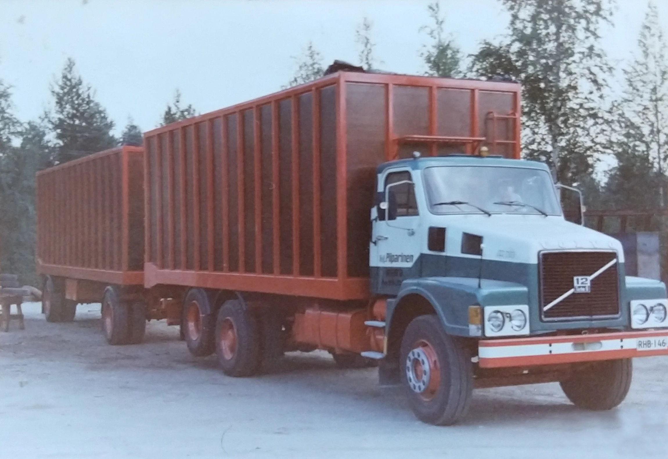 VP-Kuljetuksen arkistokuva 1980-luvulta